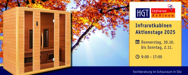 Infrarotkabinen – Aktionstage bei HGT in Silz